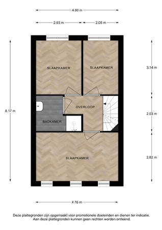 Floorplan - Lauweriksplein 31, 7425 AW Deventer